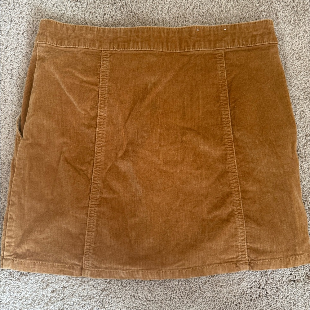 Altar'd State Camel Corduroy Skirt Small - Picture 2 of 4
